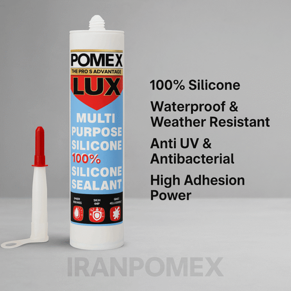 چسب سیلیکونی چندمنظوره پومکس (POMEX Multi Purpose Silicone Sealant)